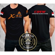 Behringer X32 Crew Operator Sound System Full Music Shirt
