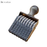 [Devoko] Number Stamp, Business Stamp, Symbol, Number Seal, Digital Number Stamp 8