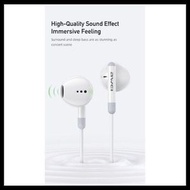其他品牌 - PC-6T 白色 type c 耳機 有線耳機 入耳式耳機有線 耳機 音效唔错 Type-C 插孔 立體聲耳機 深低音 帶麥克風 按鈕控制 1.2m線長 全兼容 三星 Samsung 手