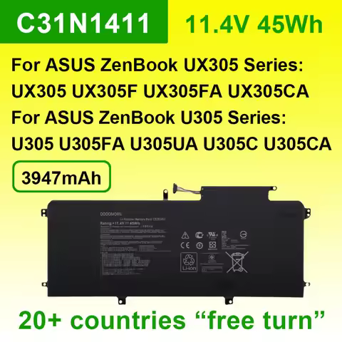 C31N1411 For ASUS ZenBook UX305 UX305F UX305FA UX305C UX305CA U305 U305FA U305UA U305C U305CA U305L 