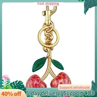 Cherry Bag Charms Purse Charms for Handbags Cherry Keychain Accessories Gifts for Women Purse Cherms