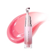 SKINTIFIC Peptide Brightening Lip Serum, Hydrating & Plumping Tinted Lip Gloss, Moisturizing Lip Bal