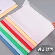 Good Binding Cover 10mm Plastic Cover A4 Transparent PVC Hot Melt Cover Contract Glue Binding Paper 