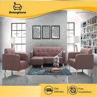 Matrix 1 Seater + 2 Seater + 3 Seater + Stool Sofa Set [Free Installation]