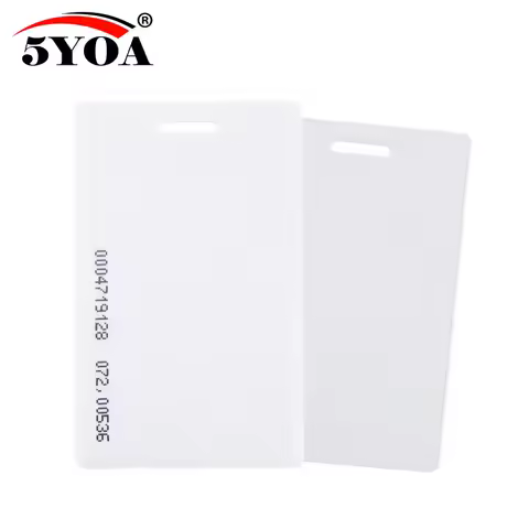 10pcs 1.8mm EM4100 Tk4100 125khz Access Control Card Read Only RFID Tag Tags Sticker Key Fob Token R