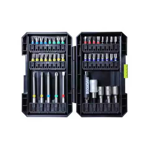 Worx WA1626 WA1626.1 WA1149 Drill Bits Set with Phillips Hexagon Torx Extend Rod Twist Sleeve Hole B
