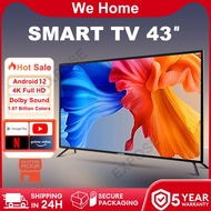 Smart TV 43inch TV Smart 4K UHD Android 12 TV (32"/43"/50'') LED Wifi TV 32 Inch Android TV Murah