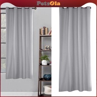PETSOLA Waterproof Window Curtain Patio Outdoor Drape Pavilion Porch Yard Cabana