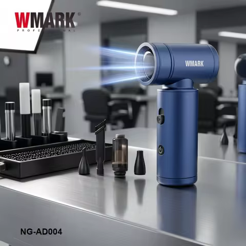 WMARK Vacuum Cleaner Professional Vacuum Handheld Vacuum Cleaner Cordless Barber 100000 RPM Mini Cle