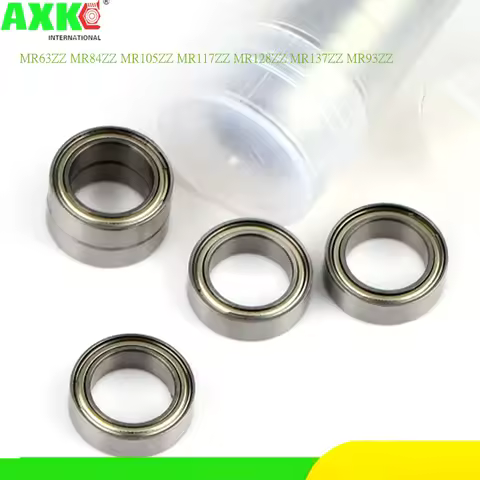 AXK 10PCS MR52ZZ To MR148ZZ Miniature Deep Groove Ball Bearings MR63ZZ MR84ZZ MR105ZZ MR117ZZ MR128Z