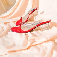 AN 01 Glass Heel Sandals
