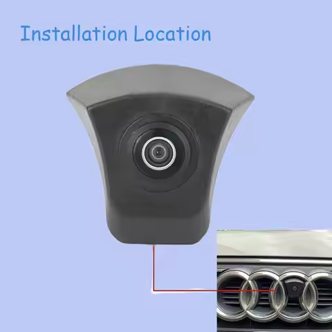 Front Logo Camera Night Vision HD Waterproof Wide-Angle Blind Spot Parking For Audi A8 D4 4H/D5 4N 2