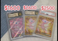 SV2A 151超夢夢 PSA10 CGC 金10 HOLO 195 28 Mew Pokemon SV8A 比卡超 SV10 M2A M2 M4 SR UR SAR AR m5 鬼龍噴火龍  伊貝