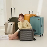 贈旅行三件組【金安德森】28吋 Traveler 前開式頂規靜音輪行李箱