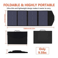 Cult Favorite Solar Panel Single Crystal 120W Solar Photovoltaic Panel Foldable Mobile Storage Power