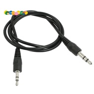 20 Inch Long 2.5mm Male to 3.5mm Male Audio Adapter Cable