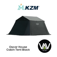 KZM Oscar House Cabin Tent Black