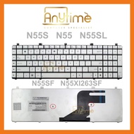 ASUS N55X keyboard N55SF N55SL N75S N75SL N55V N55XI263SF N75SF N55 N55S N57 N75 Keyboard laptop rep