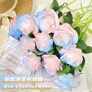 Rose Ice Blue Rose Artificial Rose Plant Artificial Flower Festival Gift