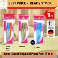 Faber Castell NX23 Ball Pen 0.7 Set (3 in1) / Ball Pen / NX23 / 0.7mm Ball Pen
