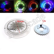 Basketball machine Arcade LED button 135mm colorful RGB light button basketball machine horn lampsha