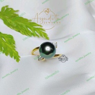 Mutiara Lombok | Cincin Mutiara Laut Hitam Peacock