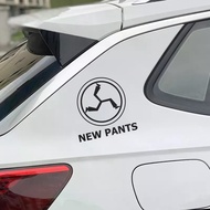 SGLink Pattern Rock Band Car Sticker New Pants Band NewPants Car Sticker Reflective Car Sticker