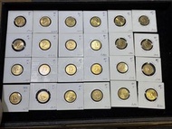 1975年香港一毫硬幣（0932 1323 2987 1479 0924 A1507 A1515 A1508 1339 0718 1322 2453 0532 1325 A0850 1337 A091