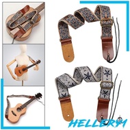 [Hellery1] Music Embroidered Ukulele Strap Lightweight Instrument Strap Ukulele Concert Accessory