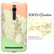 【Sara Garden】客製化 手機殼 ASUS 華碩 Zenfone4 ZE554KL 5.5吋 撞色 大理石 粉嫩 保護殼 硬殼