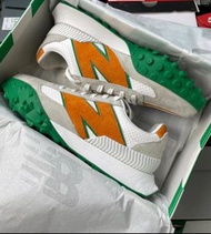 全新正品CASABLANCA x New Balance XC-72皮革絨面革 減震耐磨 低幫休閒鞋 男女同款 白綠橙