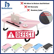 🔥🔥 Lelong Defect Tabel Rejected Foldable Laptop Table - Random Color🔥🔥