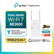 TP-Link RE235BE RE225BE Dual Band Wi-Fi 7 MLO EasyMesh Smart Roaming Wireless/Wired Wifi Extender (W