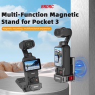 BRDRC Magnetic Adapter Frame for DJI Osmo Pocket 3 Camera Expansion Bracket Desktop Mount Base Vlgo 