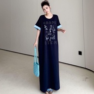 [Limited Time Sale] For Sizes XS-XL: Summer Cartoon Print T-Shirt Dress for Women - Short Sleeves