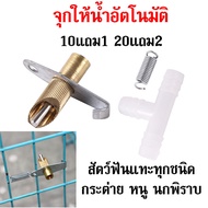 ซื้อ10แถม1 จุกให้น้ำอัตโนมัติ หัวให้น้ำอัตโนมัติ หัจุกน้ำให้หนู จุกน้ำให้กระต่าย ประสิทธิภาพการปิดผนึกดี