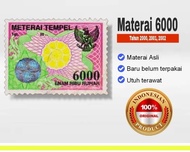 Materai pos 6000 lawas Tahun : 2000-2002