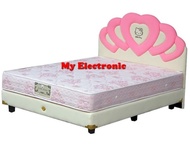 promo spring bed anak bigland hello kitty rama pink ukuran 120x200