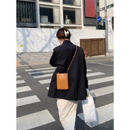 韓國Jil Sander包包小眾學院風單肩斜挎包麻繩編織小方包手機包女