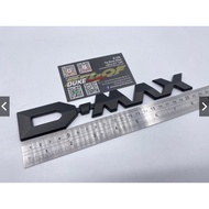 ISUZU DMAX D-MAX EMBLEM WORDING LOGO EMBLEM LETTER BADGE MATT BLACK 1PCS