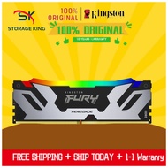 Kingston Fury Renegade RGB DDR5 6000MHz/6400MHz/6800Mhz/7200Mhz High Performance Desktop Gaming RAM 