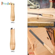 [Predolo] Wooden Filing Handle Tool Compatible with Round Square Files for Woodworkers Shaping Tool 