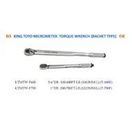 King Toyo Micrometer Torque Wrench - Ratchet