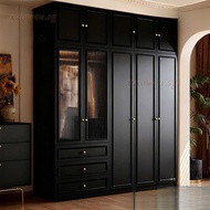 TANH French Provincial Solid Wood Wardrobe | High-End Bedroom Storage for HDB/Small Apartments | Mod