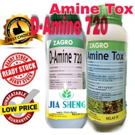 Zagro D-Amine 720/ Amine Tox 1L Racun Rumpai Herbicides Akar Ruas²/ Rumput Kerbau&Pait