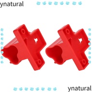 YNATURAL 6 Packs Power Tool Hanger, With 18 Screws Red Tool Holder Mount, Easy Use ABS Plastic For M
