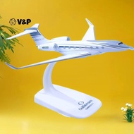V&P 1PCS Gulfstream G650 Aircraft Diecast 1/200 Scale Airplane Model Planes G650ER Airplane Model Pl