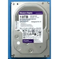 WD102PURZ 紫標 10TB 3.5吋監控系統硬碟 拆機良品保固中 10TB 硬碟 10T硬碟 NAS可用