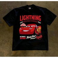 Lightning McQueen T-Shirt Lightning McQueen Distro Shirt/ Men's T-Shirt Top and Lightning McQueen Di