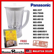 🋂😴Panasonic Blender Jug Jar MX-GM1011 MX-800S MX-898 MX-337 MX-M210 Mangkuk Blender Full Set Made in